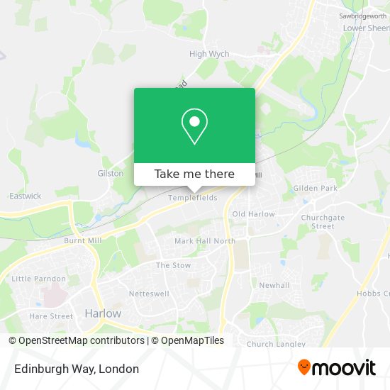 Edinburgh Way map