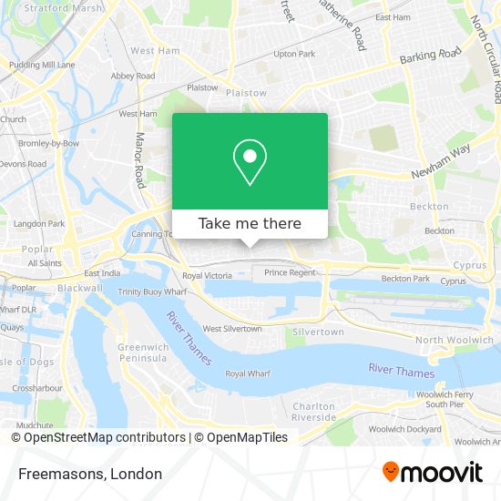 Freemasons map