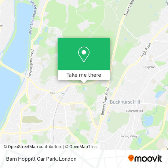 Barn Hoppitt Car Park map