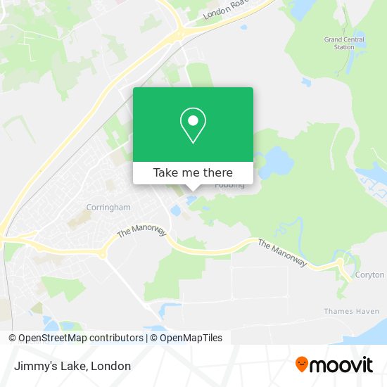 Jimmy's Lake map