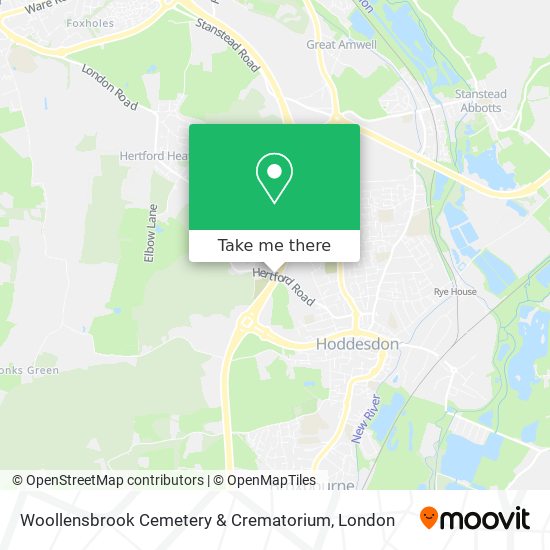 Woollensbrook Cemetery & Crematorium map