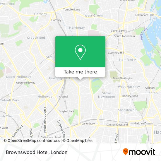 Brownswood Hotel map