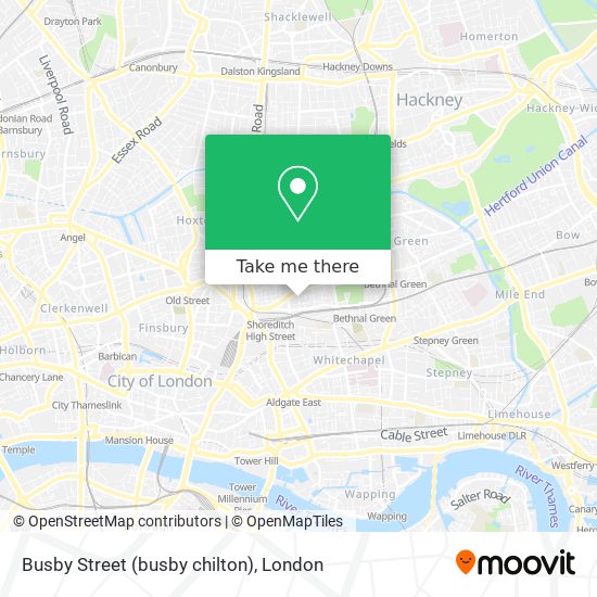 Busby Street (busby chilton) map