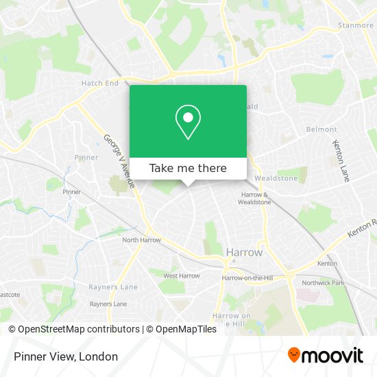 Pinner View map