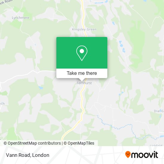 Vann Road map