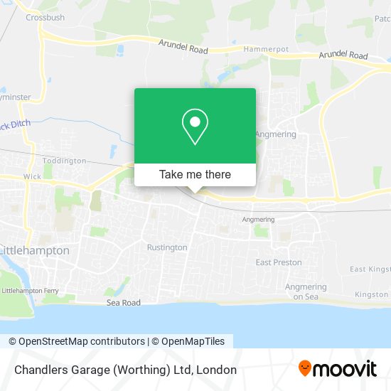Chandlers Garage (Worthing) Ltd map