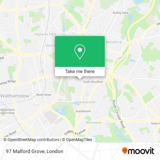 97 Malford Grove map