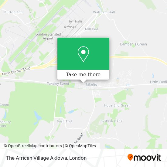 The African Village Aklowa map