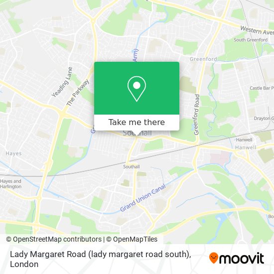 Lady Margaret Road (lady margaret road south) map