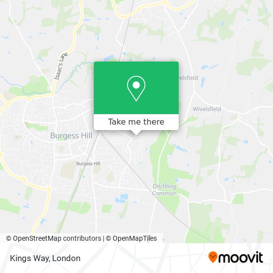 Kings Way map