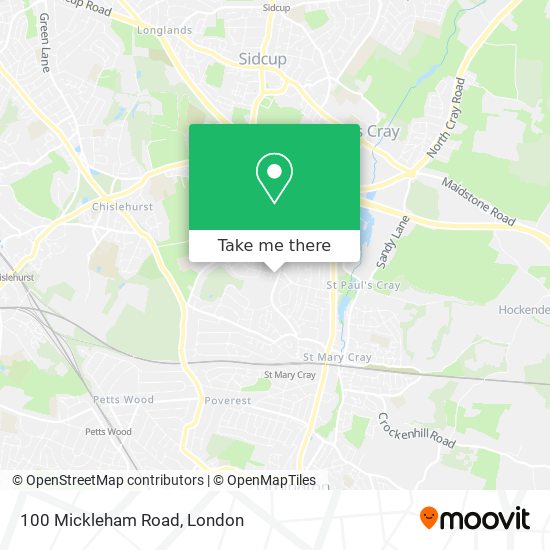 100 Mickleham Road map