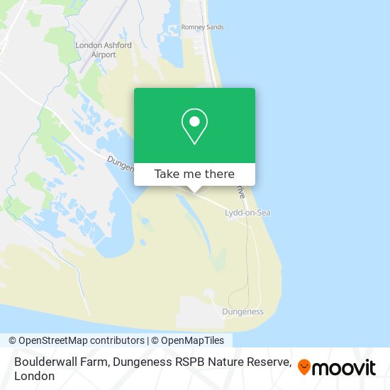 Boulderwall Farm, Dungeness RSPB Nature Reserve map