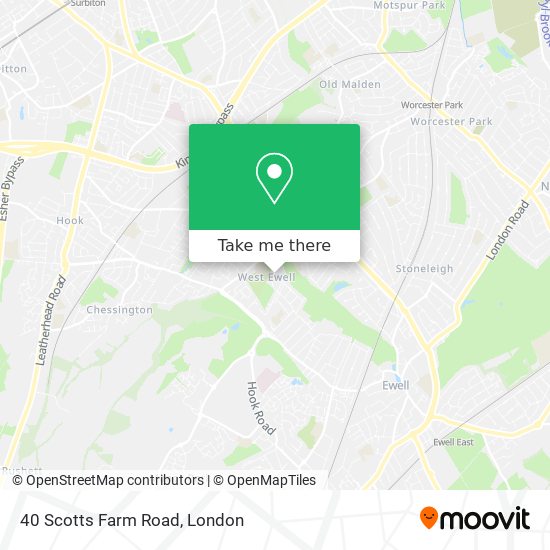 40 Scotts Farm Road map