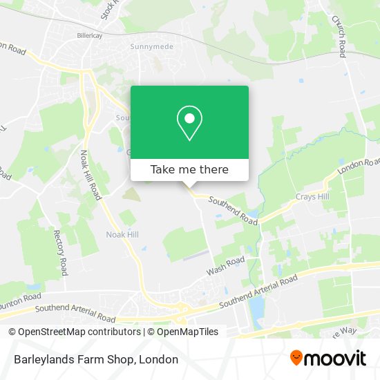 Barleylands Farm Shop map