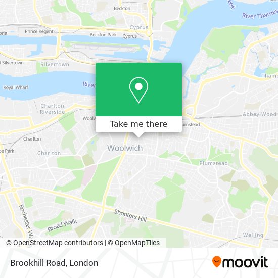 Brookhill Road map