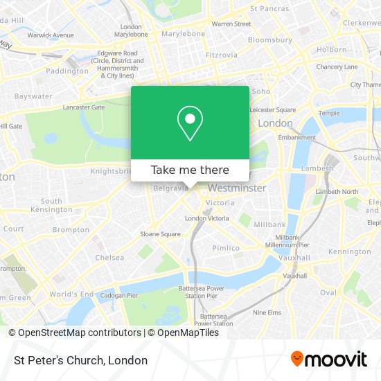 St Peter's Church map