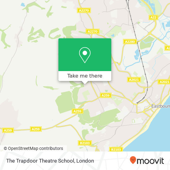 The Trapdoor Theatre School, Longland Road Eastbourne Eastbourne BN20 8 map