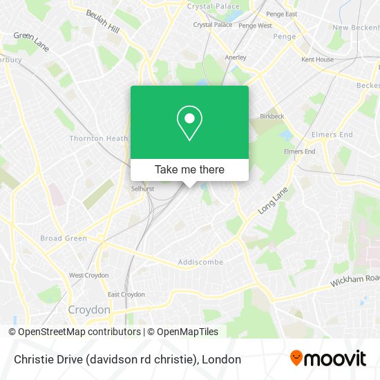 Christie Drive (davidson rd christie) map
