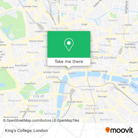 King's College map