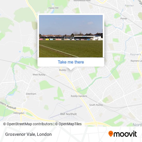 Grosvenor Vale map