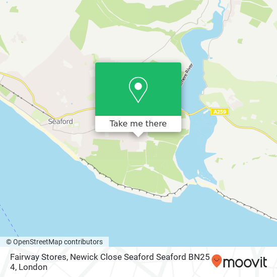 Fairway Stores, Newick Close Seaford Seaford BN25 4 map