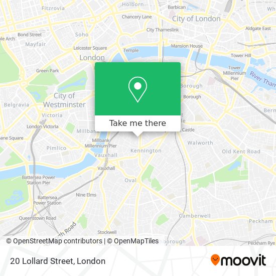20 Lollard Street map