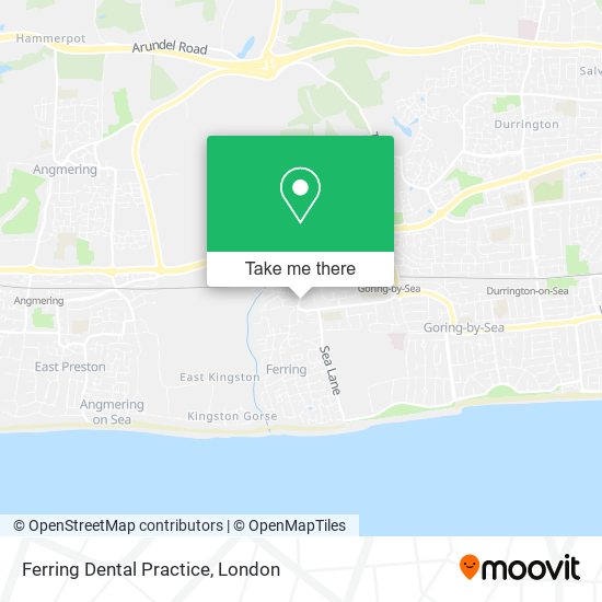 Ferring Dental Practice map