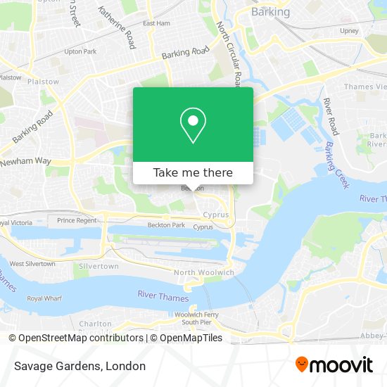 Savage Gardens map