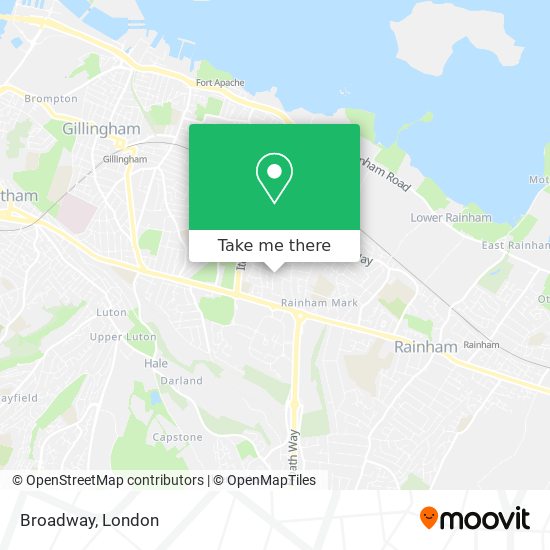 Broadway map