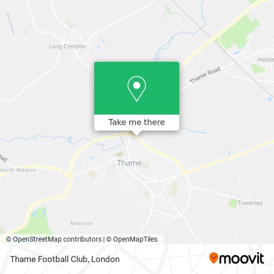 Thame Football Club map