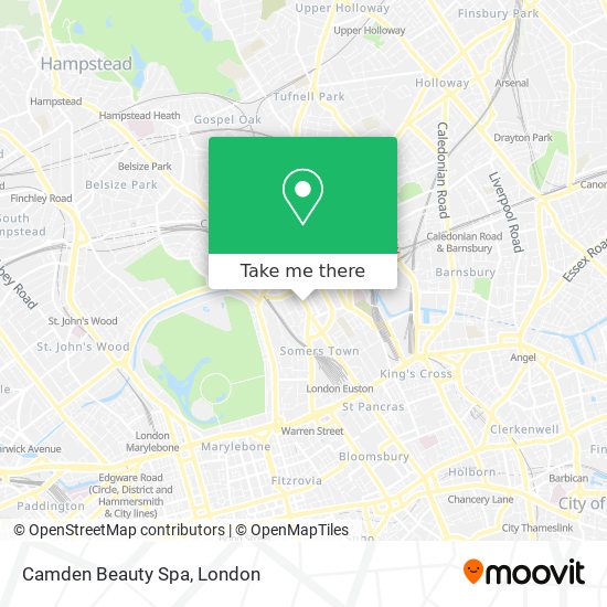 Camden Beauty Spa map