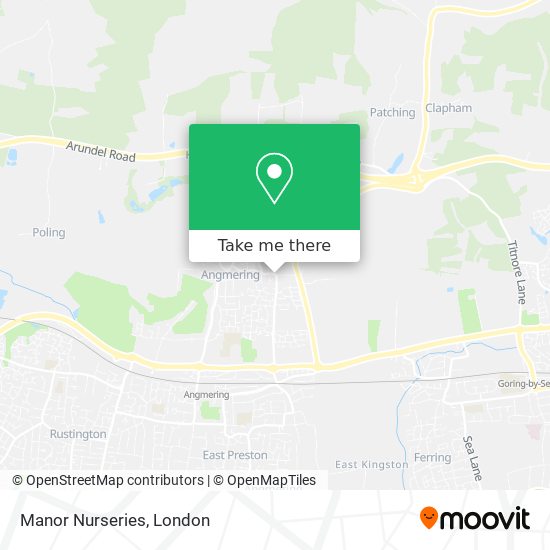 Manor Nurseries map