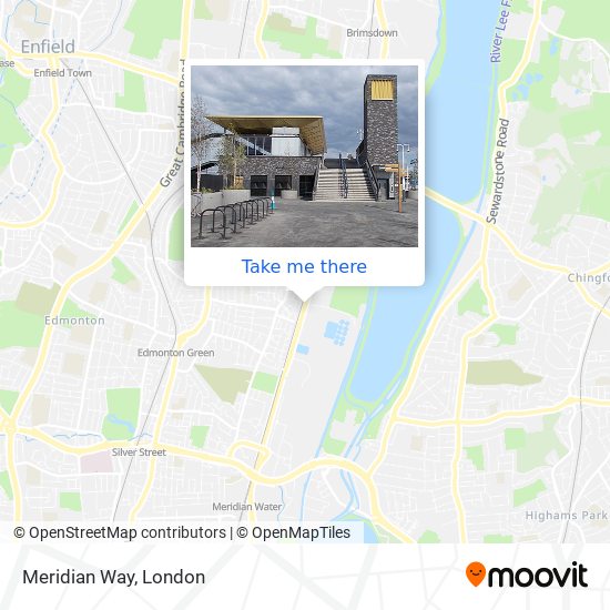 Meridian Way map