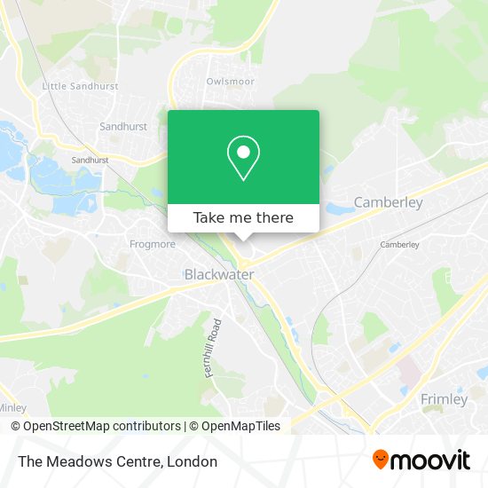 The Meadows Centre map