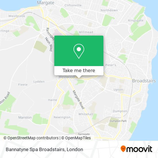 Bannatyne Spa Broadstairs map