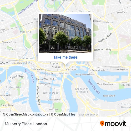Mulberry Place map