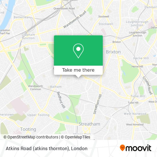 Atkins Road (atkins thornton) map