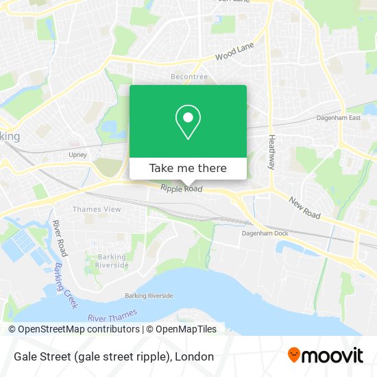 Gale Street (gale street ripple) map