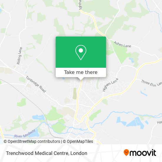 Trenchwood Medical Centre map