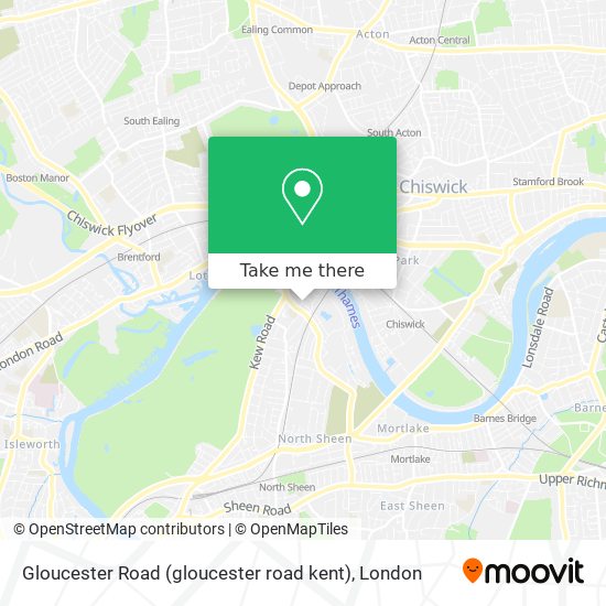 Gloucester Road (gloucester road kent) map