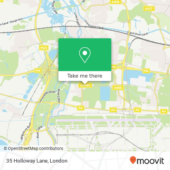 35 Holloway Lane, Harmondsworth West Drayton map