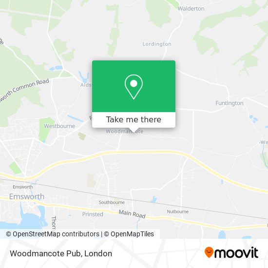 Woodmancote Pub map