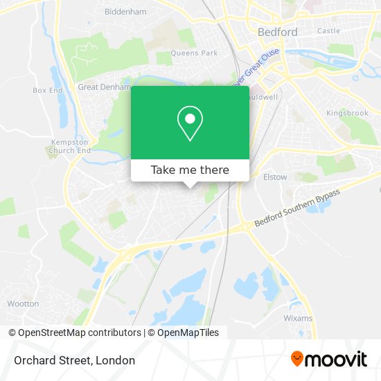 Orchard Street map