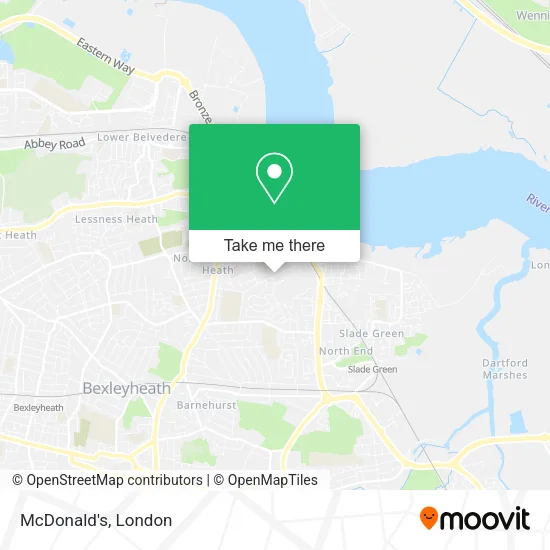 McDonald's map