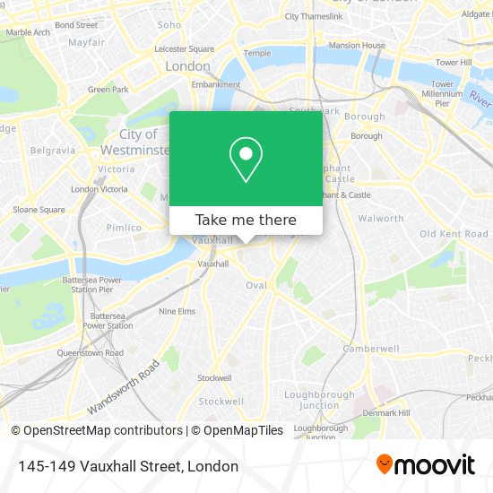 145-149 Vauxhall Street map