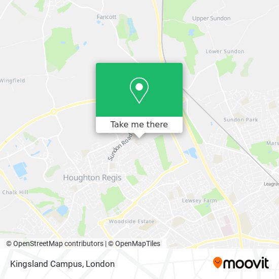 Kingsland Campus map