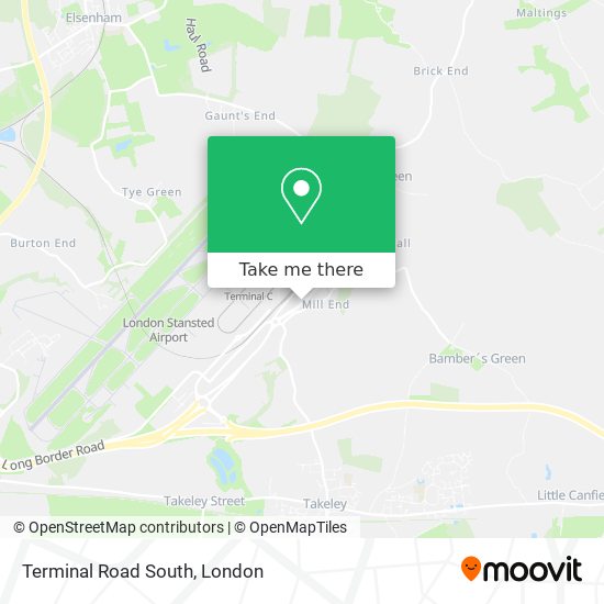 Terminal Road South map