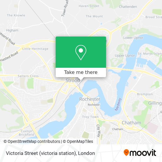 Victoria Street (victoria station) map