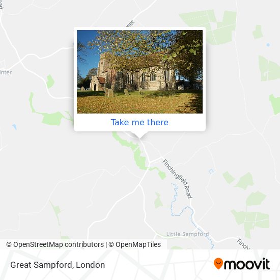 Great Sampford map
