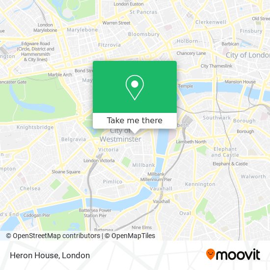 Heron House map